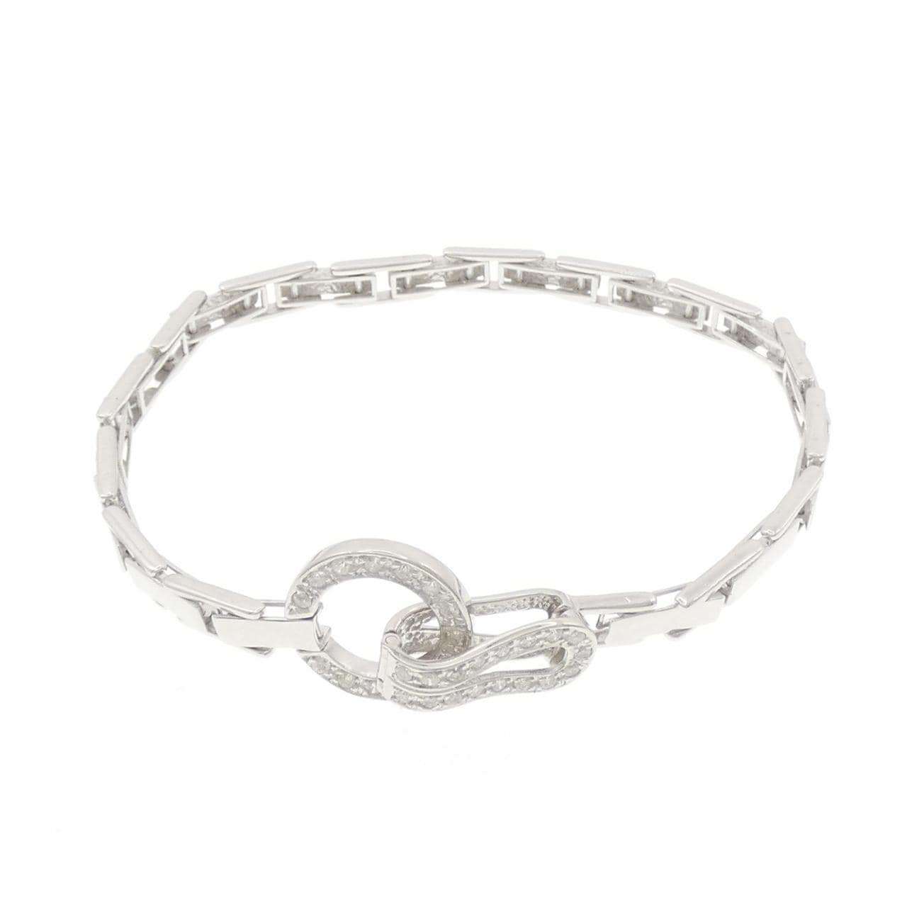 K18WG ダイヤモンド ブレスレット 0.30CT