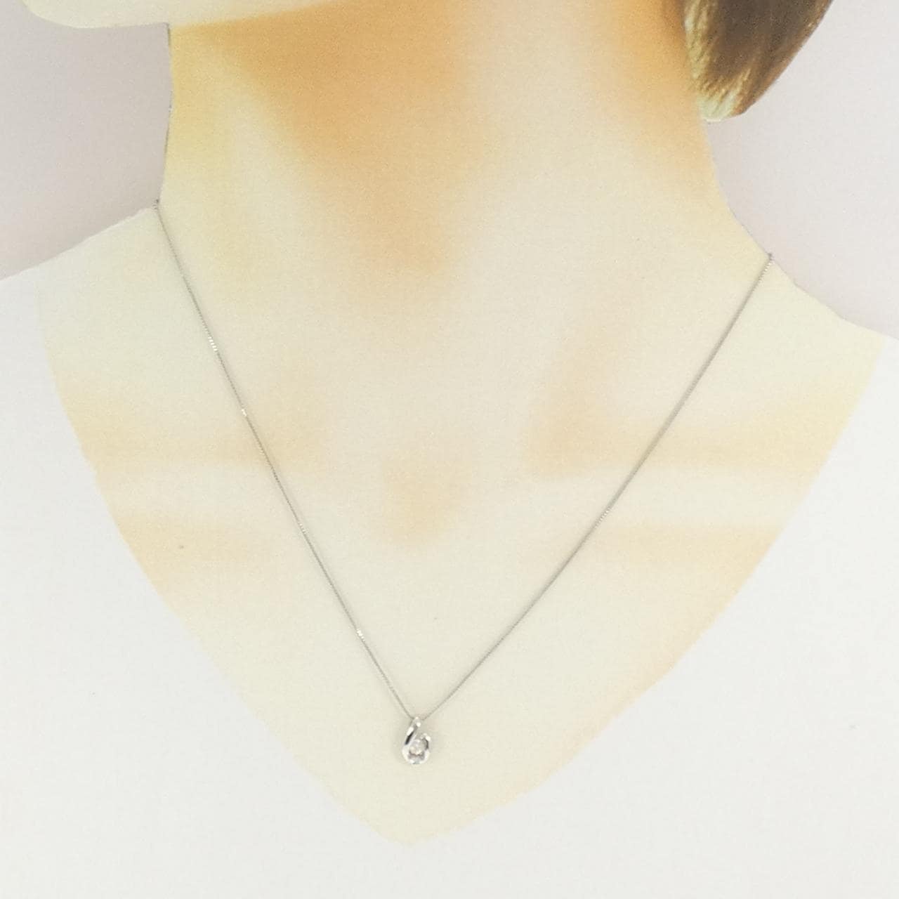 PT900/PT850 ダイヤモンド ネックレス 0.10CT