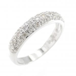 K18WG ダイヤモンド リング 0.25CT