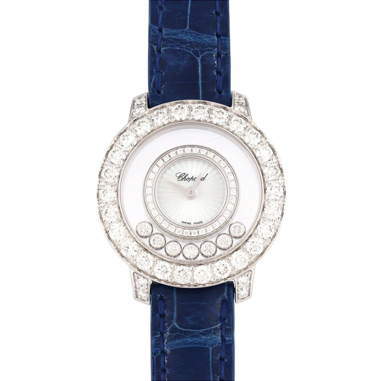 ショパール ハッピーダイヤモンド WG/2D･7P･ラグD WG クォーツ