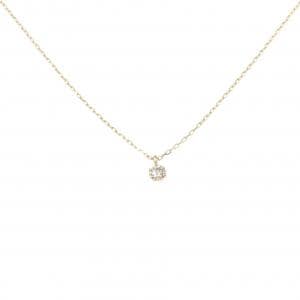 アガット ダイヤモンド ネックレス 0.05CT