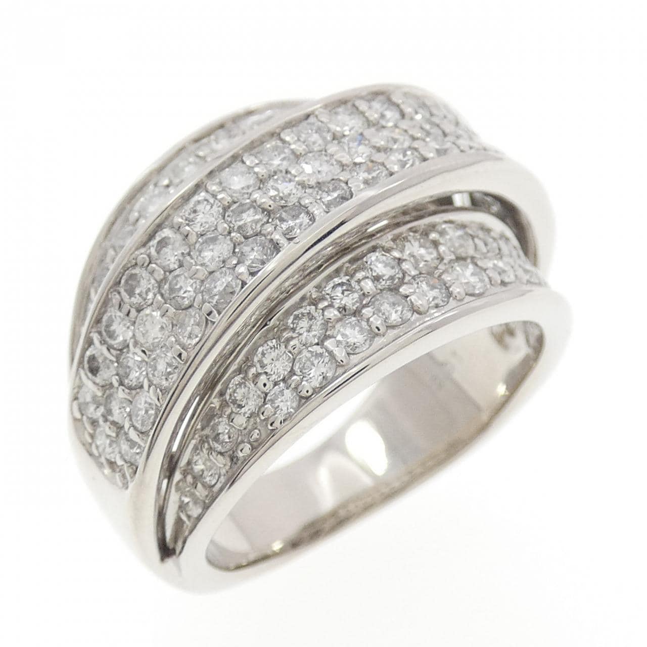 PT900 Pave Diamond Ring 2.01CT