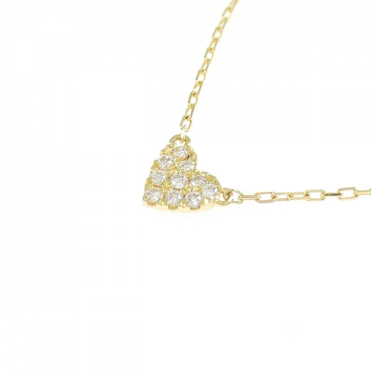 アーカー ハートパヴェ ネックレス 0.05CT
