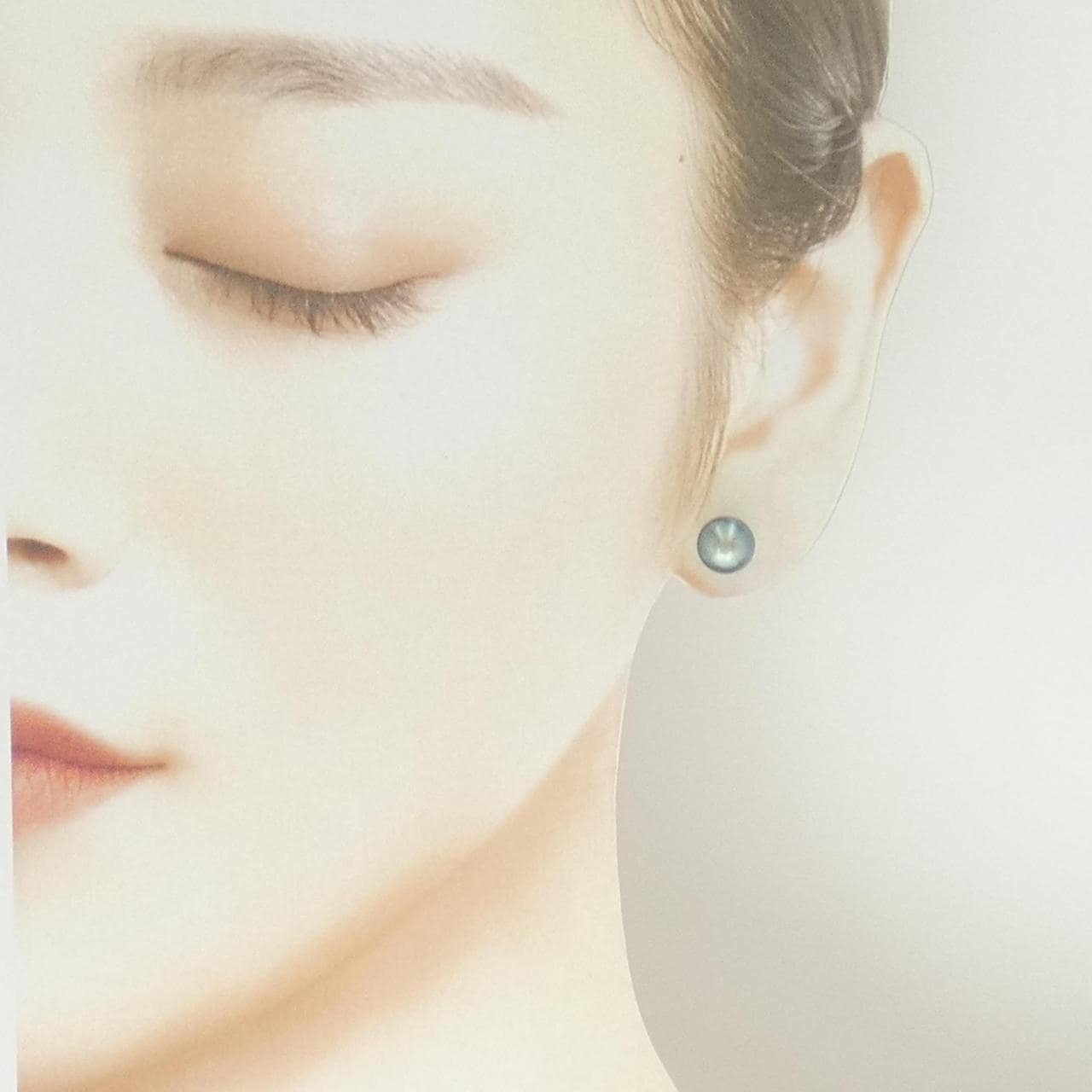 PT900 アコヤパール ピアス 7.9mm