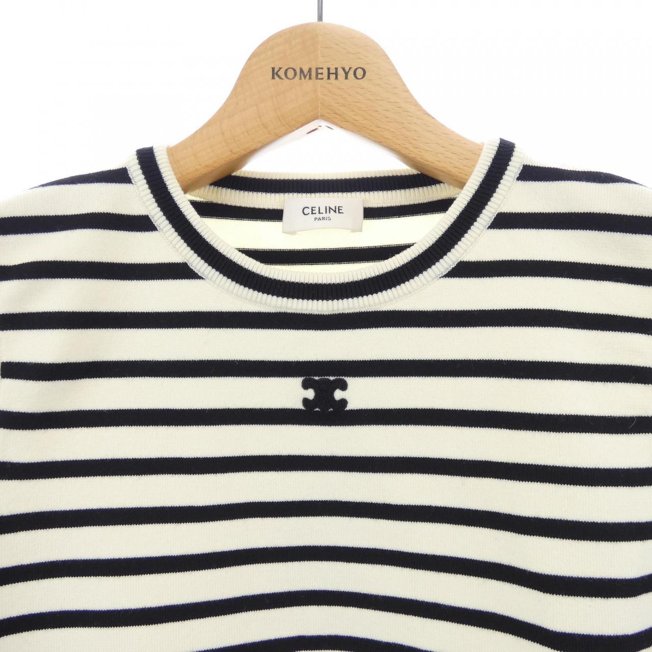 セリーヌ CELINE トリオンフノースリーブマリニエールセーター RY04W0101 タンクトップ