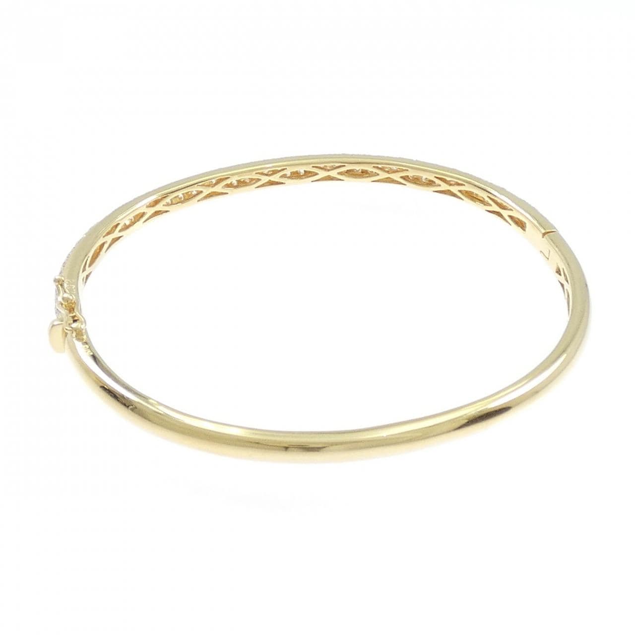 K18YG ダイヤモンド バングル 1.62CT