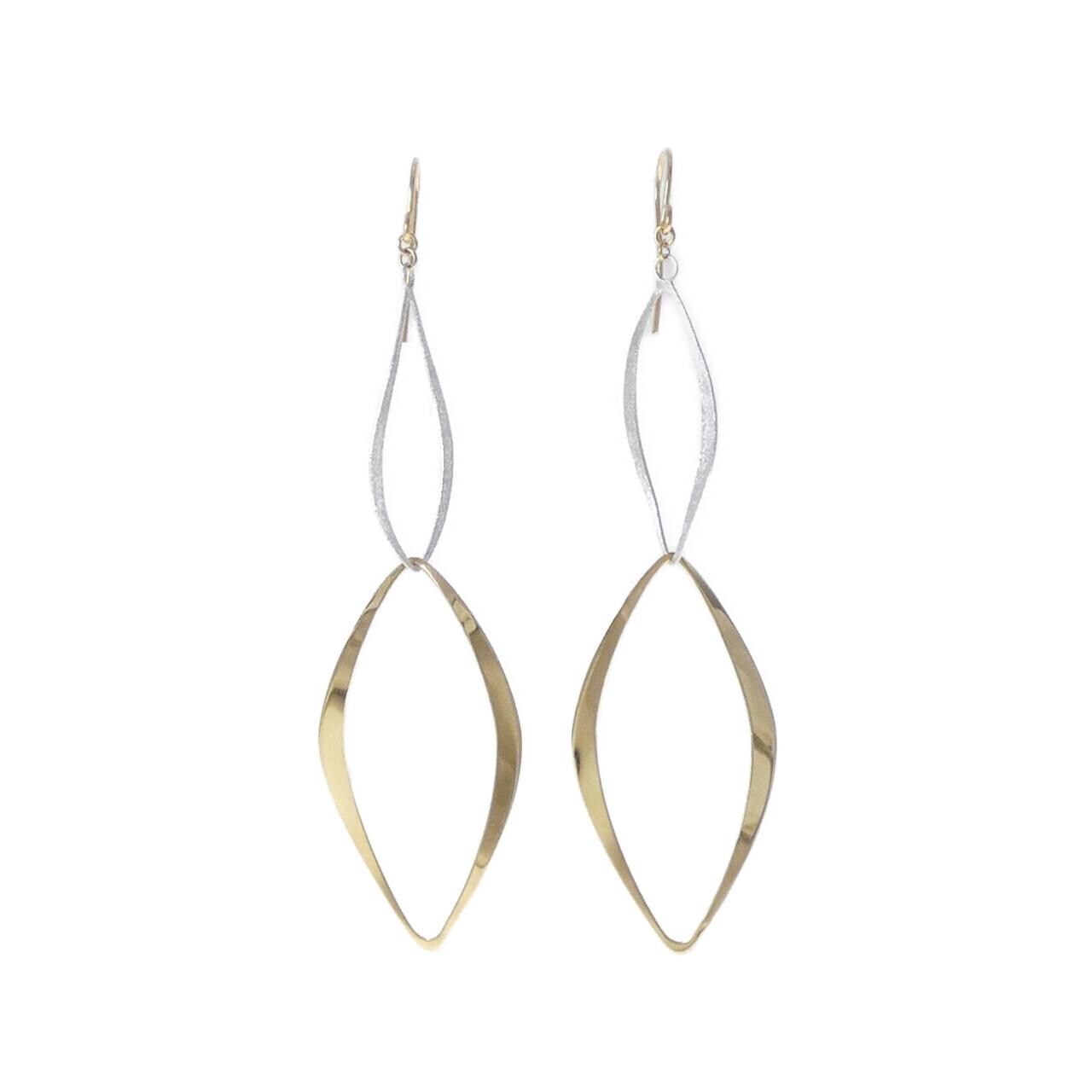 K18YG/K18WG ピアス