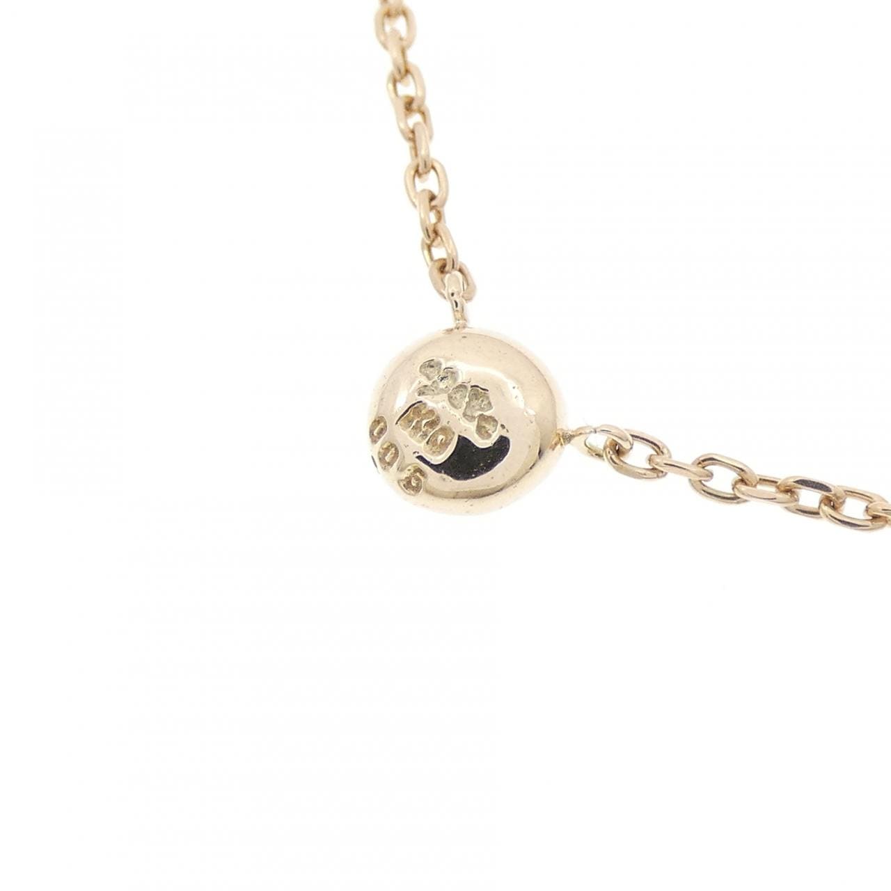 アガット ダイヤモンド ネックレス 0.05CT