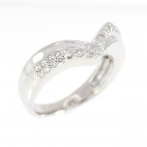 K18WG ダイヤモンド リング 0.27CT