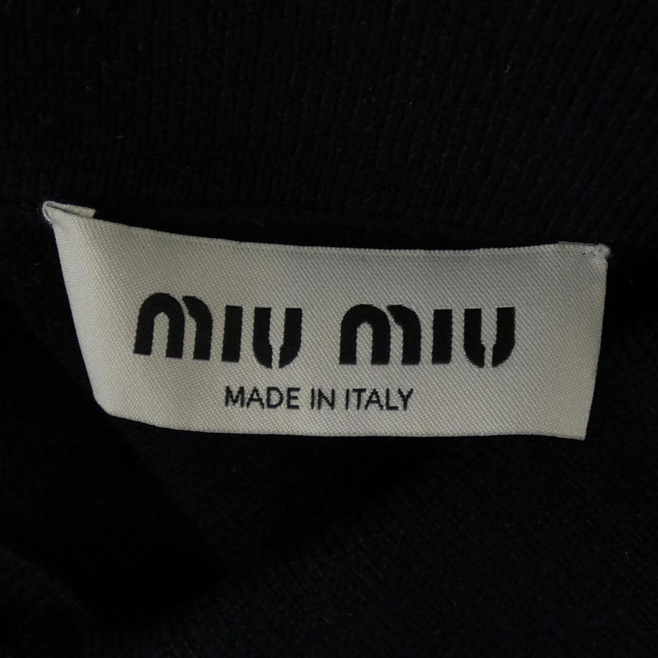 ミュウミュウ MIU MIU カシミヤ ニット ポロシャツ MML896 SOOO 14M3 ポロシャツ