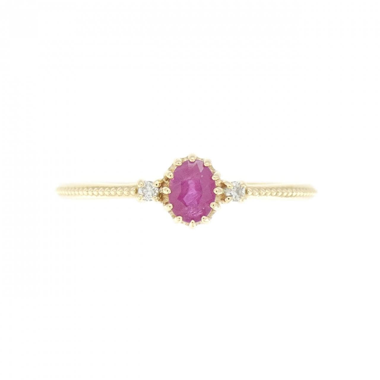 K10YG Ruby Ring