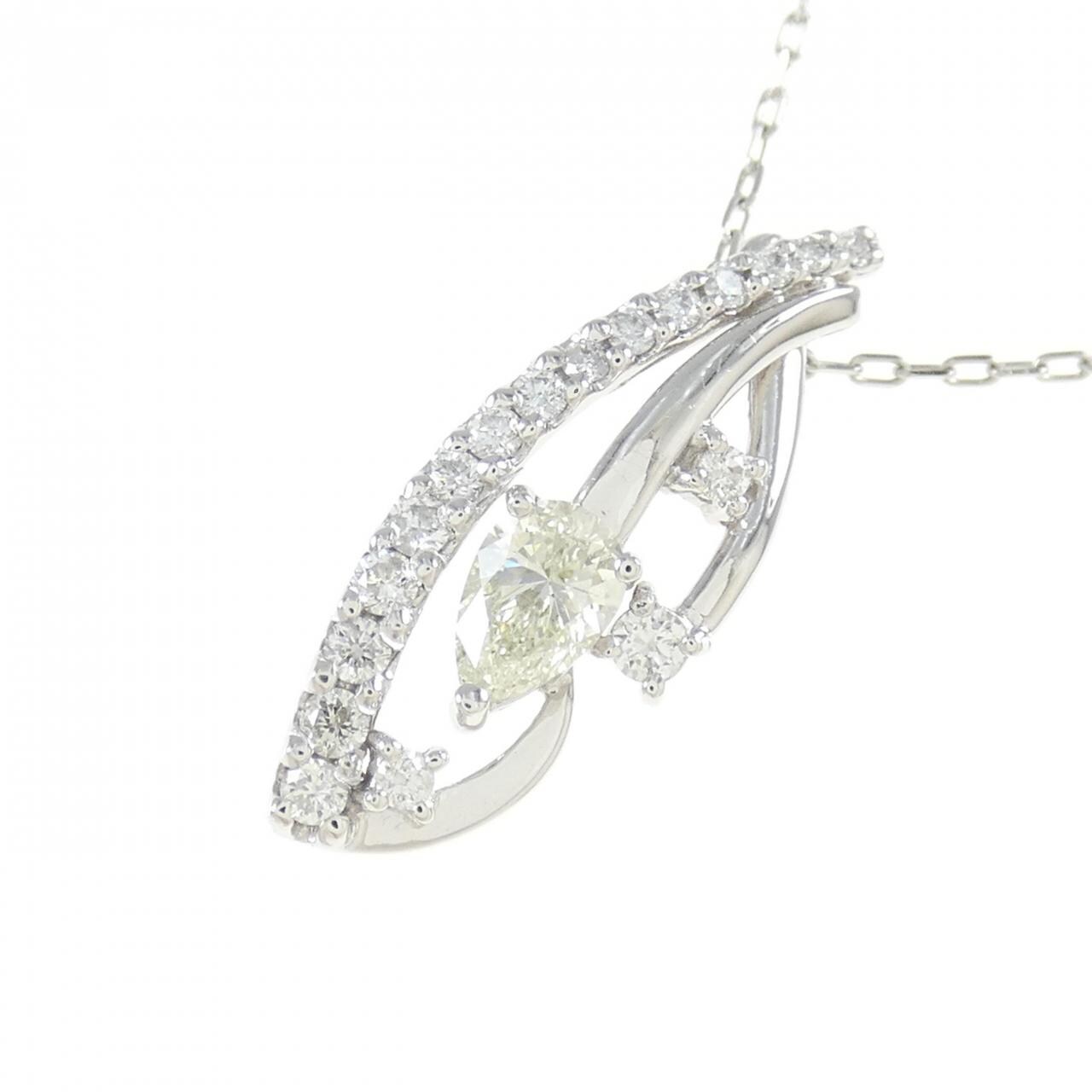 PT.WG❤️ダイヤネックレス 0.356ct 白-