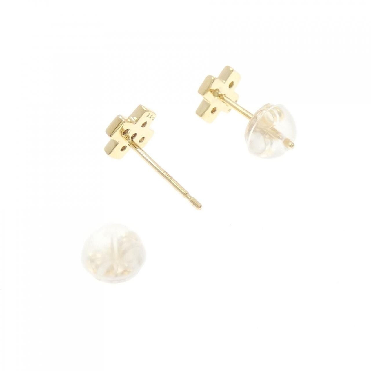 K18YG ダイヤモンド ピアス 0.10CT