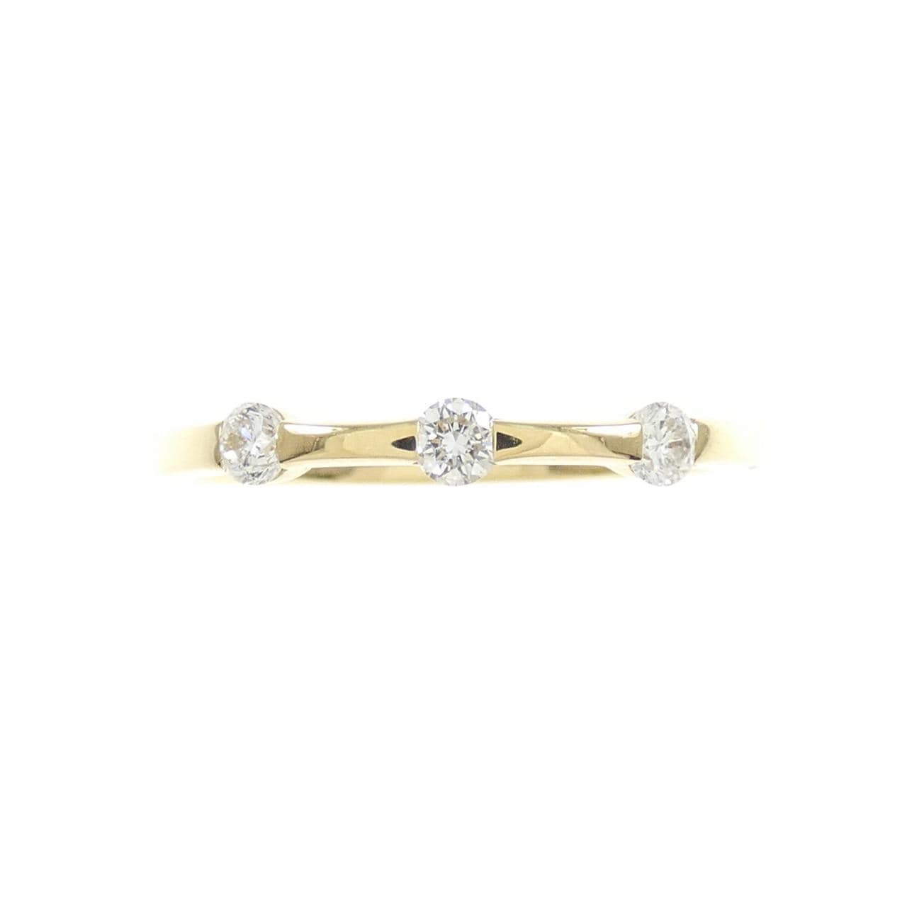 K18YG ダイヤモンド リング 0.15CT