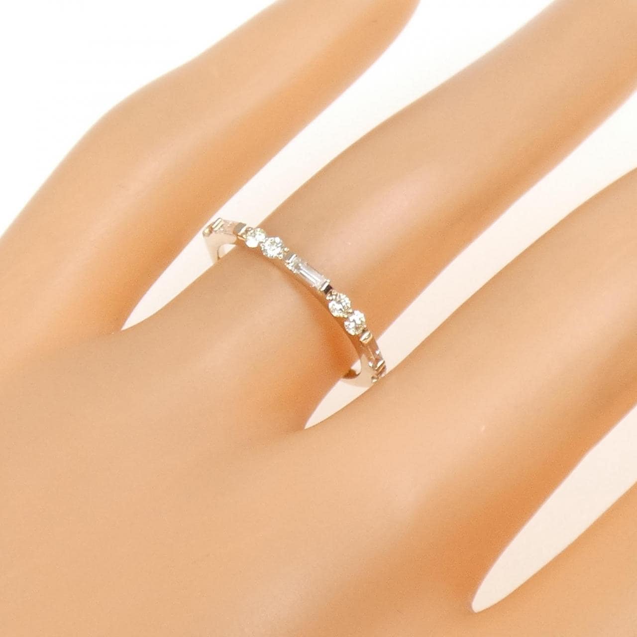 K18PG ダイヤモンド リング 0.30CT