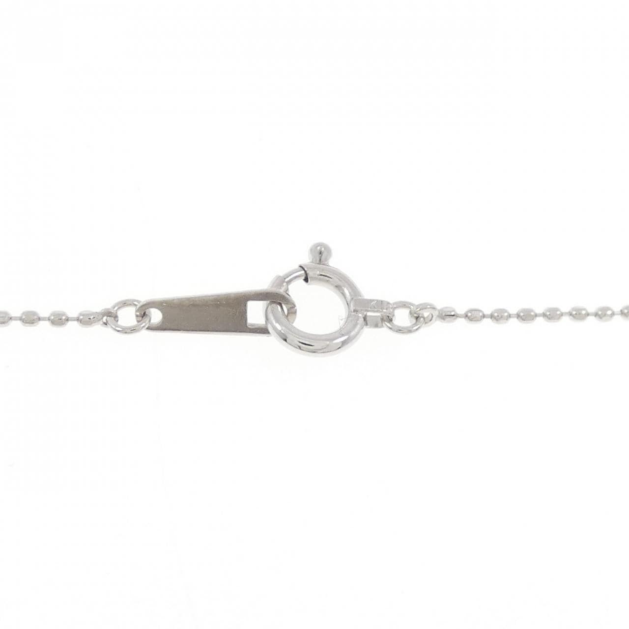 K18WG ルビー ネックレス 0.05CT