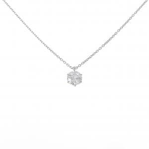 【リメイク】PT900/PT850 ソリティア ダイヤモンド ネックレス 0.617CT G SI1 EXT
