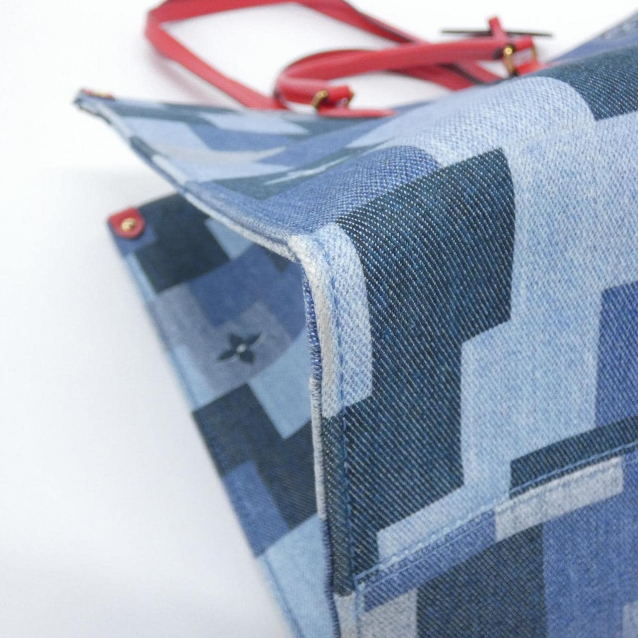 ルイヴィトン デニム モノグラム オンザゴー GM M44992 バッグ