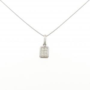 PT900/PT850 ダイヤモンド ネックレス 0.22CT