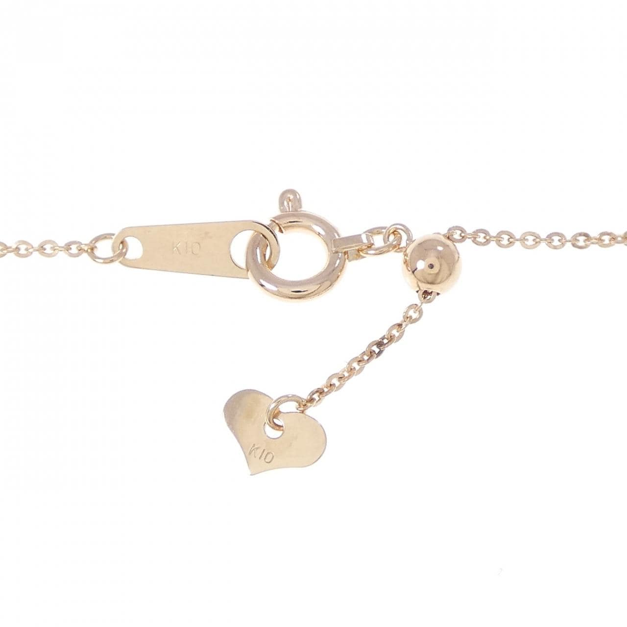 K10PG ダイヤモンド ネックレス 0.07CT