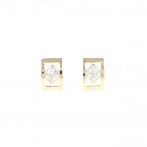 K18YG キュービック ピアス