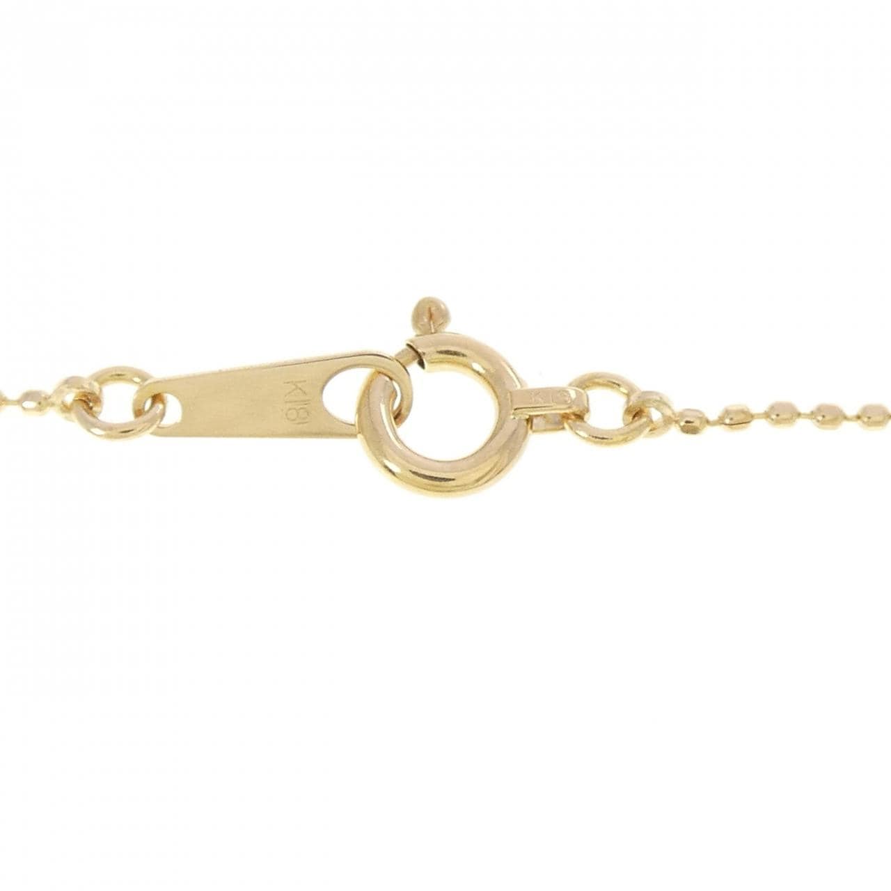 K18YG ダイヤモンド ネックレス 0.12CT