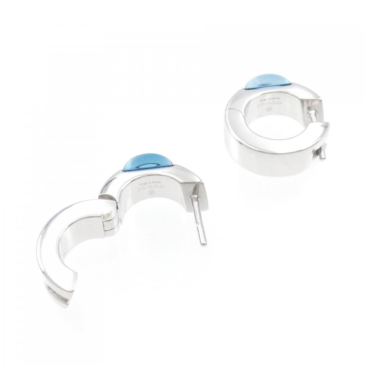 gucci blue Topaz earrings