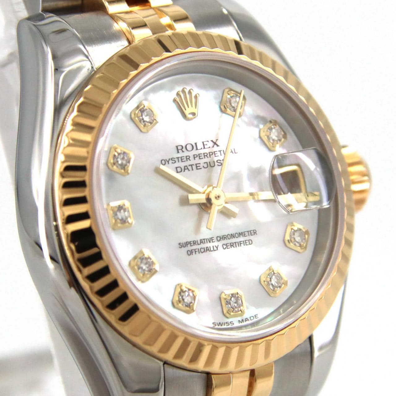 ロレックス デイトジャスト 179173NG SSxYG 自動巻 F番