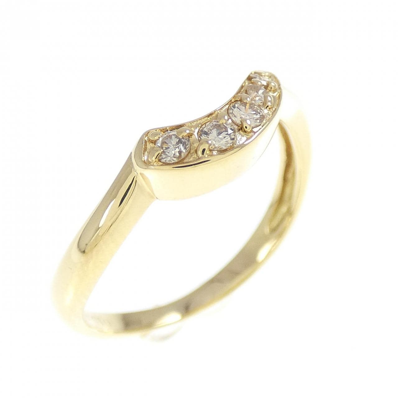 K18YG ダイヤモンド リング 0.10CT