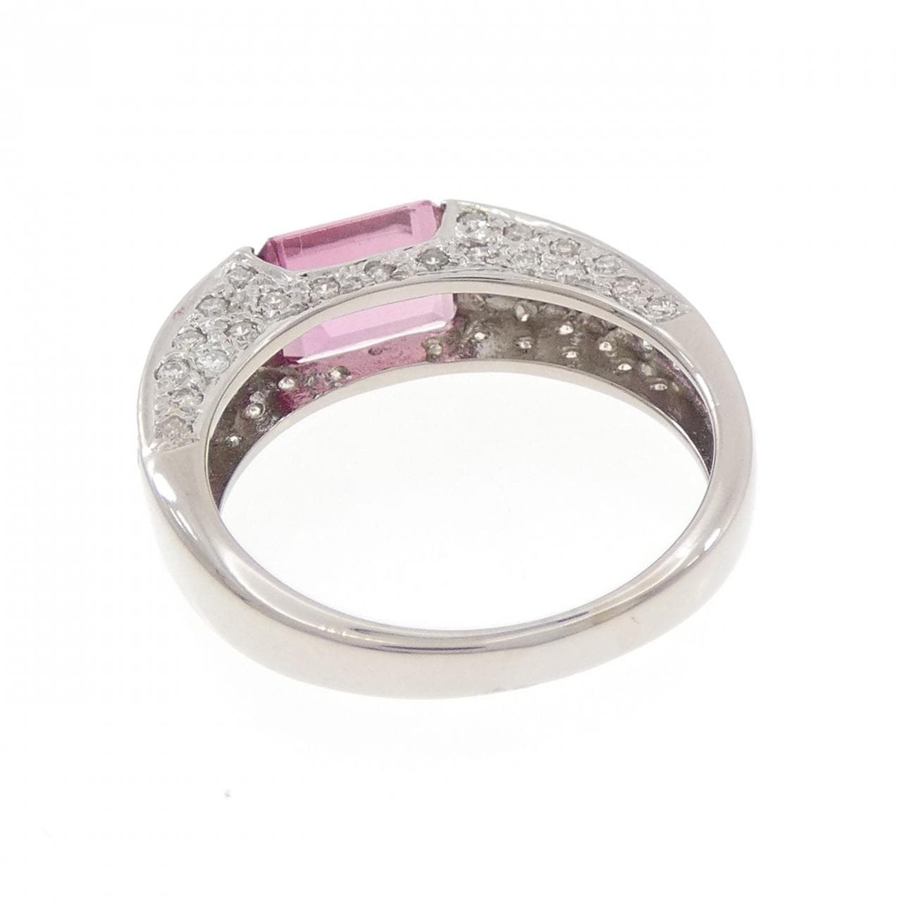 K18WG トルマリン リング 1.52CT