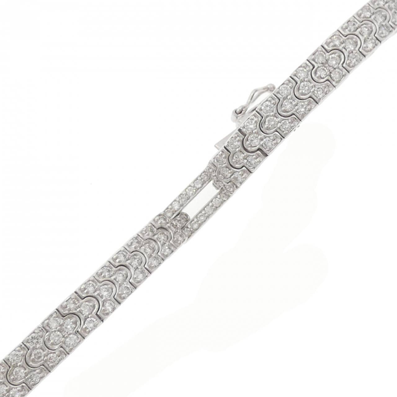 K18WG ダイヤモンド ブレスレット 3.00CT