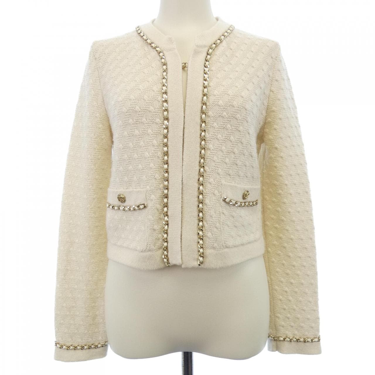 シャネル CHANEL P75724K10893 23B ノーカラージャケット