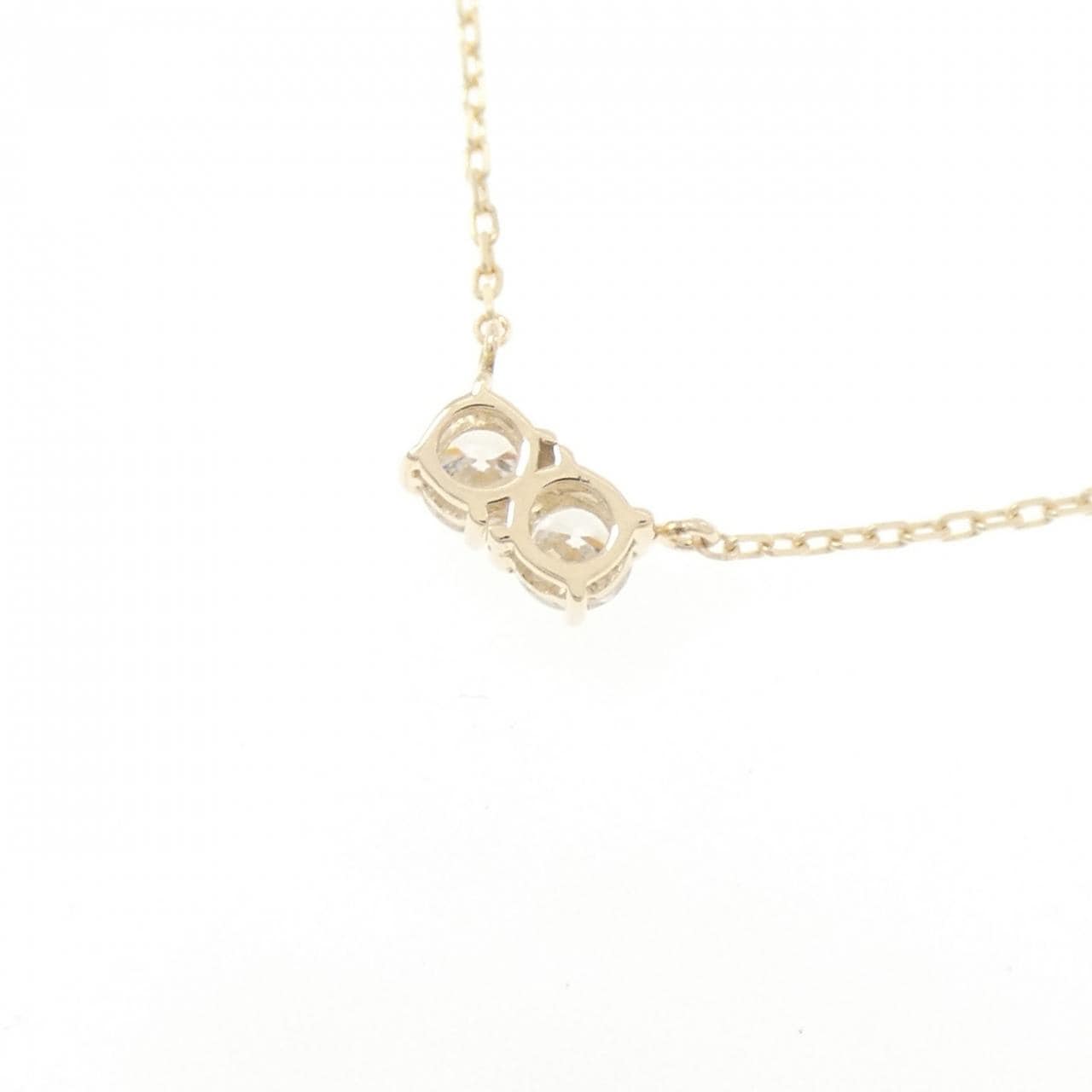 【リメイク】K10YG ダイヤモンド ネックレス 0.16CT