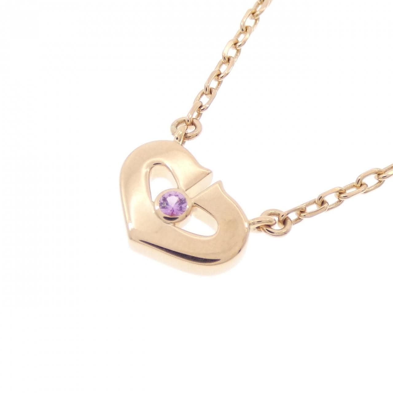 Cartier C heart项链