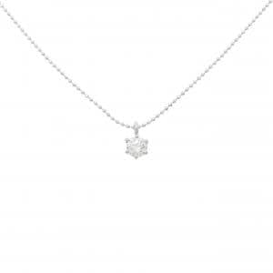 PT900/PT850 ソリティア ダイヤモンド ネックレス 0.35CT
