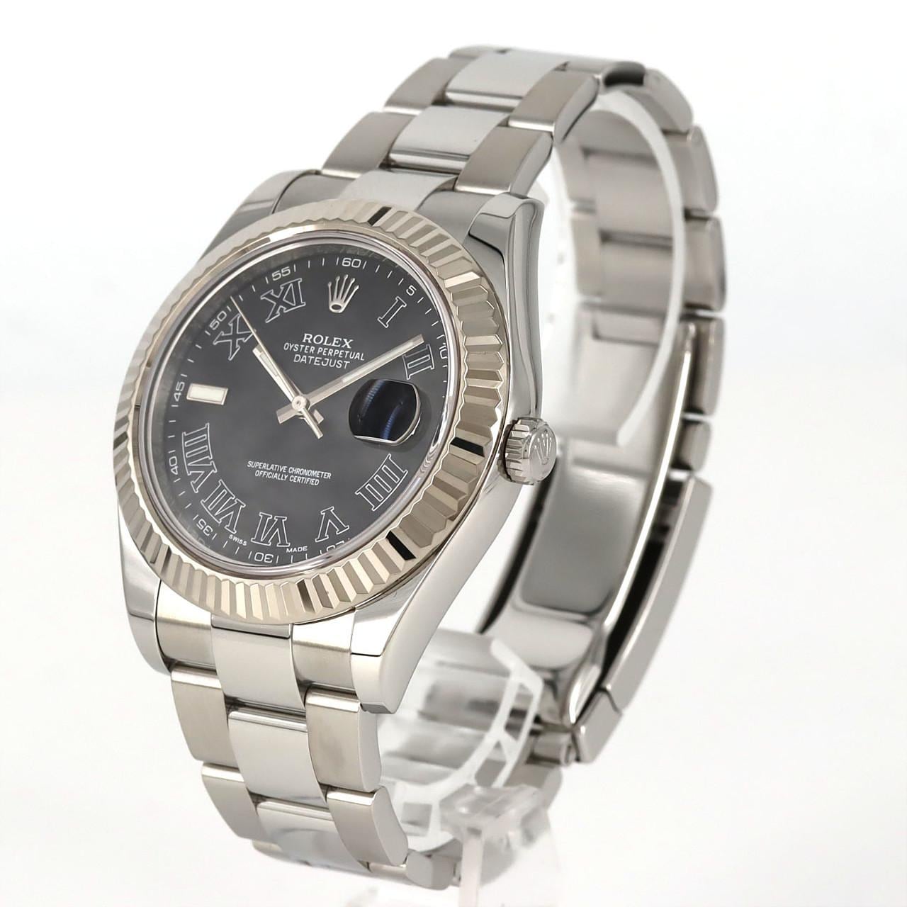 ロレックス デイトジャストⅡ 116334 SSxWG 自動巻 ランダム番