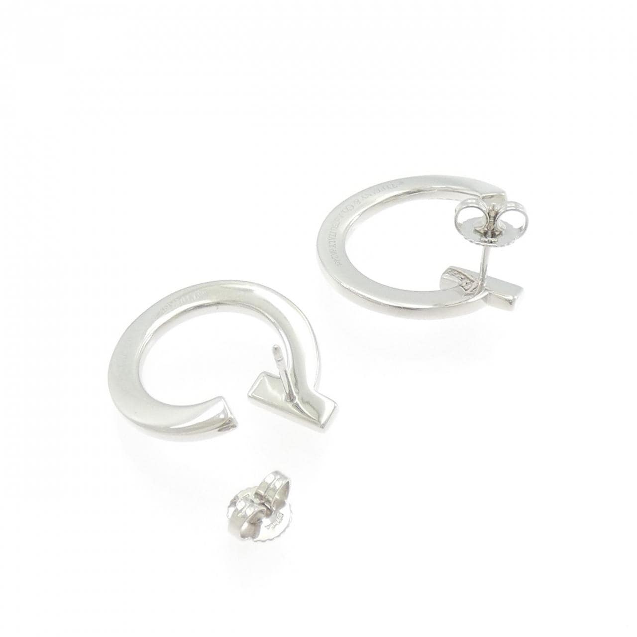 ティファニー Tワン ピアス 0.48CT