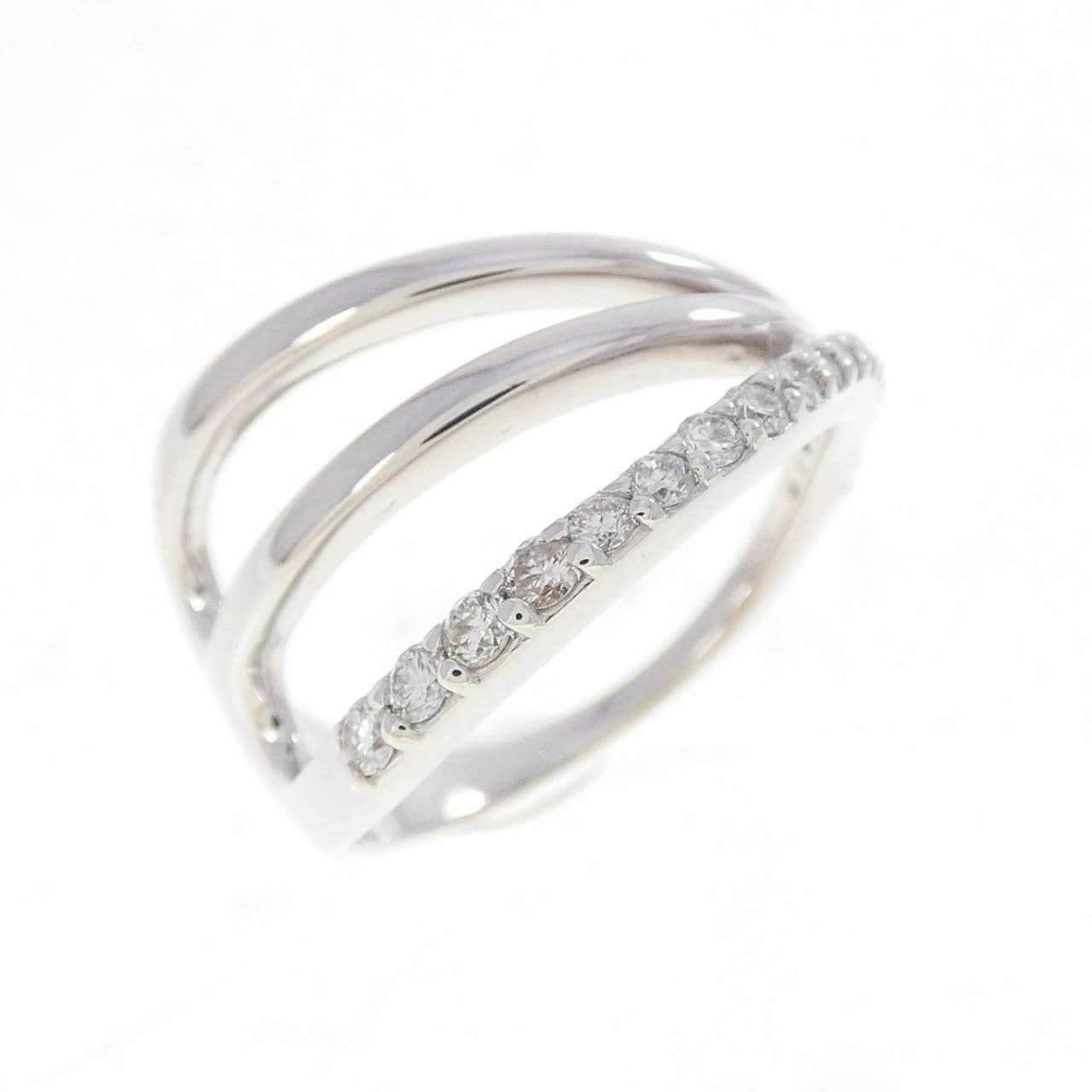 K18WG ダイヤモンド リング 0.20CT