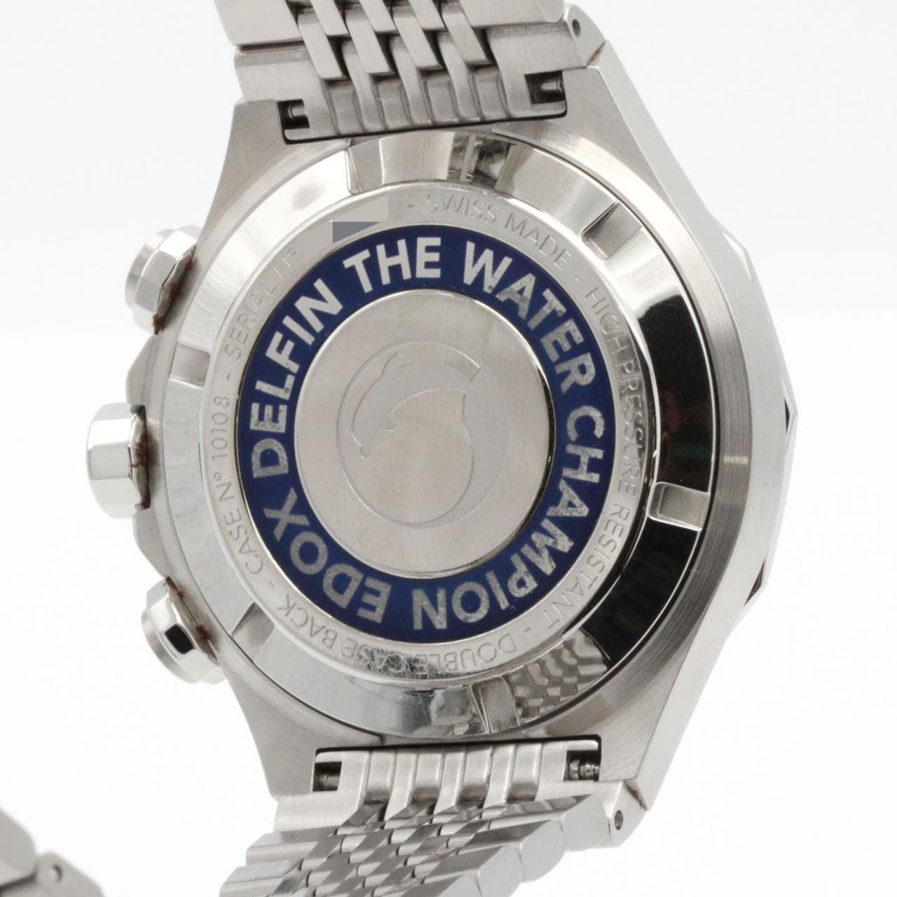 エドックス デルフィン オリジナルクロノ 10108-3-AIN SS クォーツ