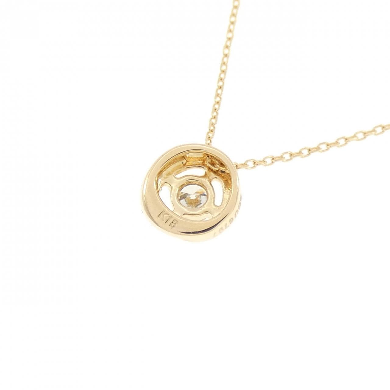 K18YG ダイヤモンド ネックレス 0.085CT