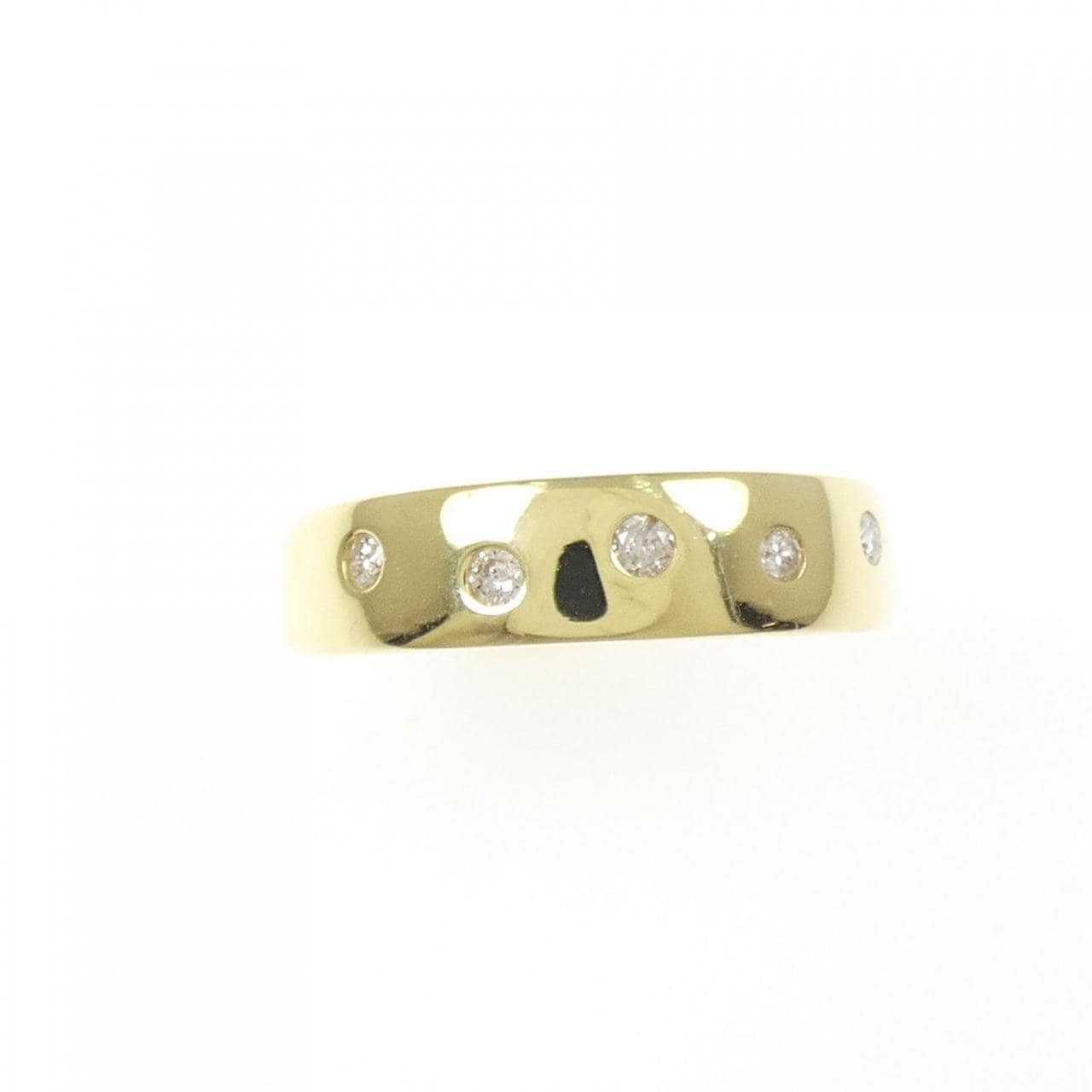K18YG ダイヤモンド リング 0.10CT