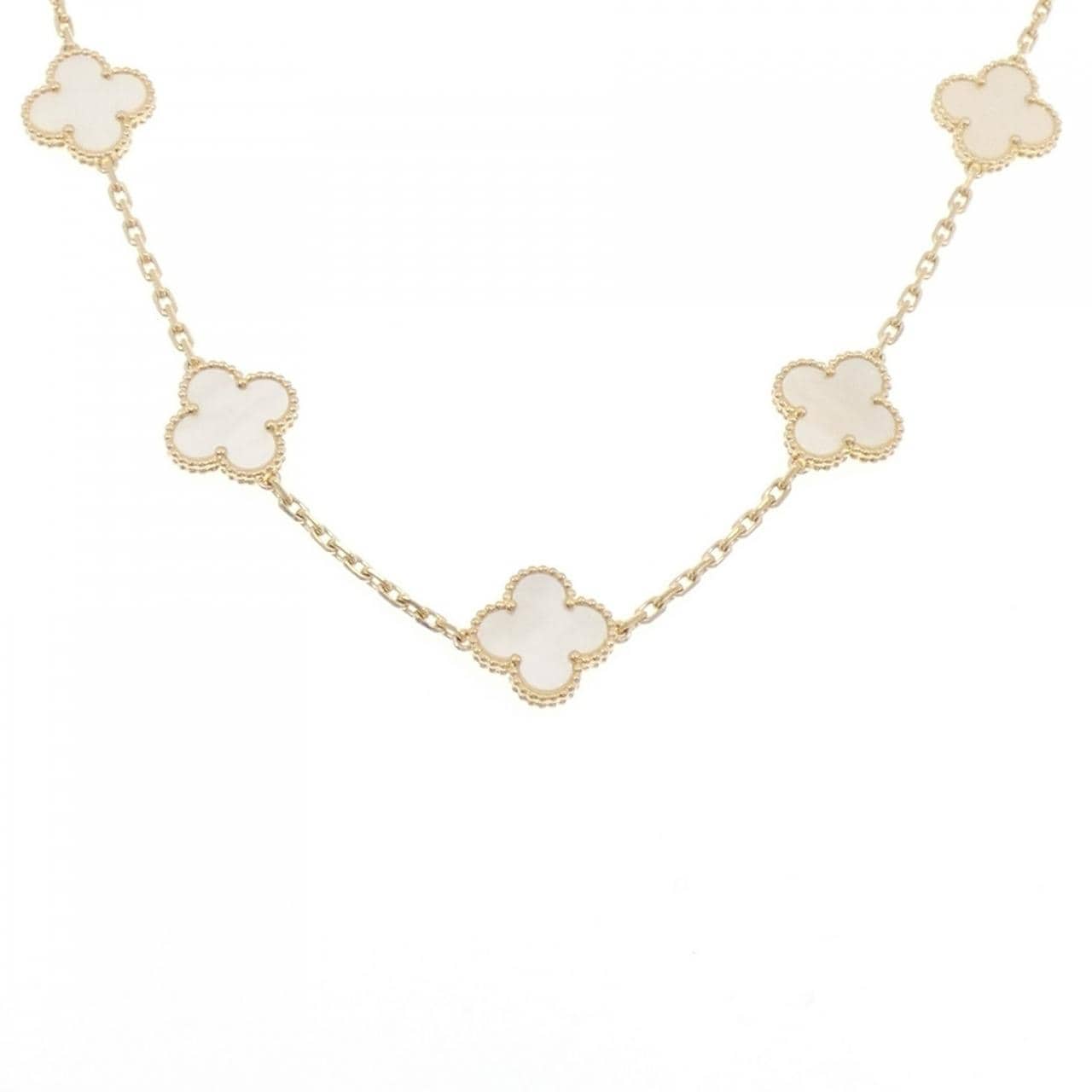 ヴァンクリーフ&アーペル ヴィンテージアルハンブラ 10モチーフ ネックレス