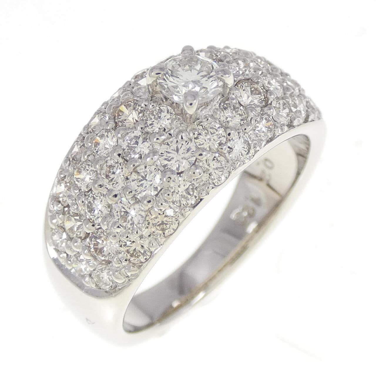 PT Pave Diamond Ring 0.2CT