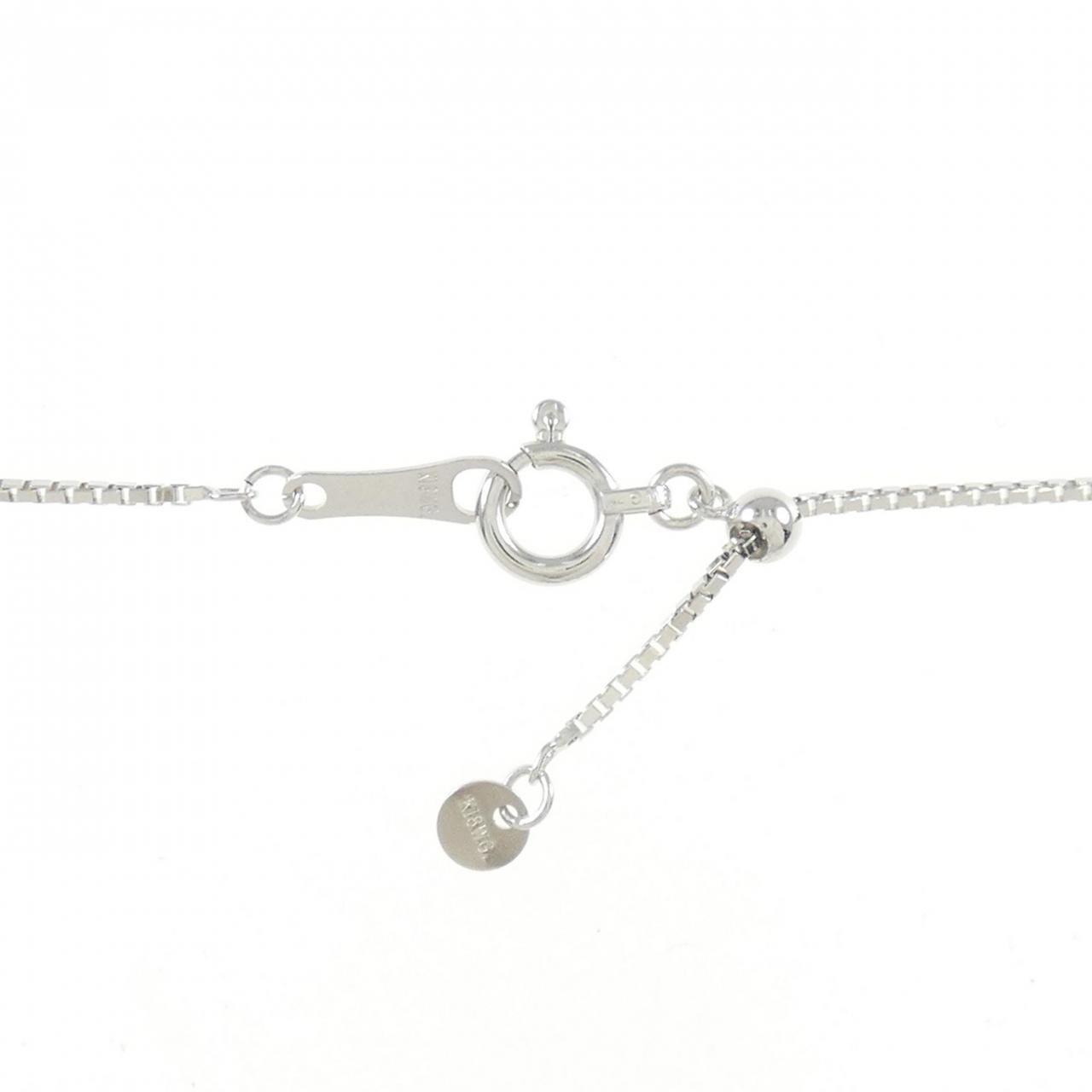 K18PG/K18WG 2WAY ハート ダイヤモンド ネックレス 0.90CT