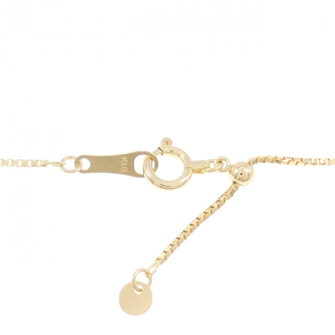 K18YG ダイヤモンド ネックレス 0.27CT