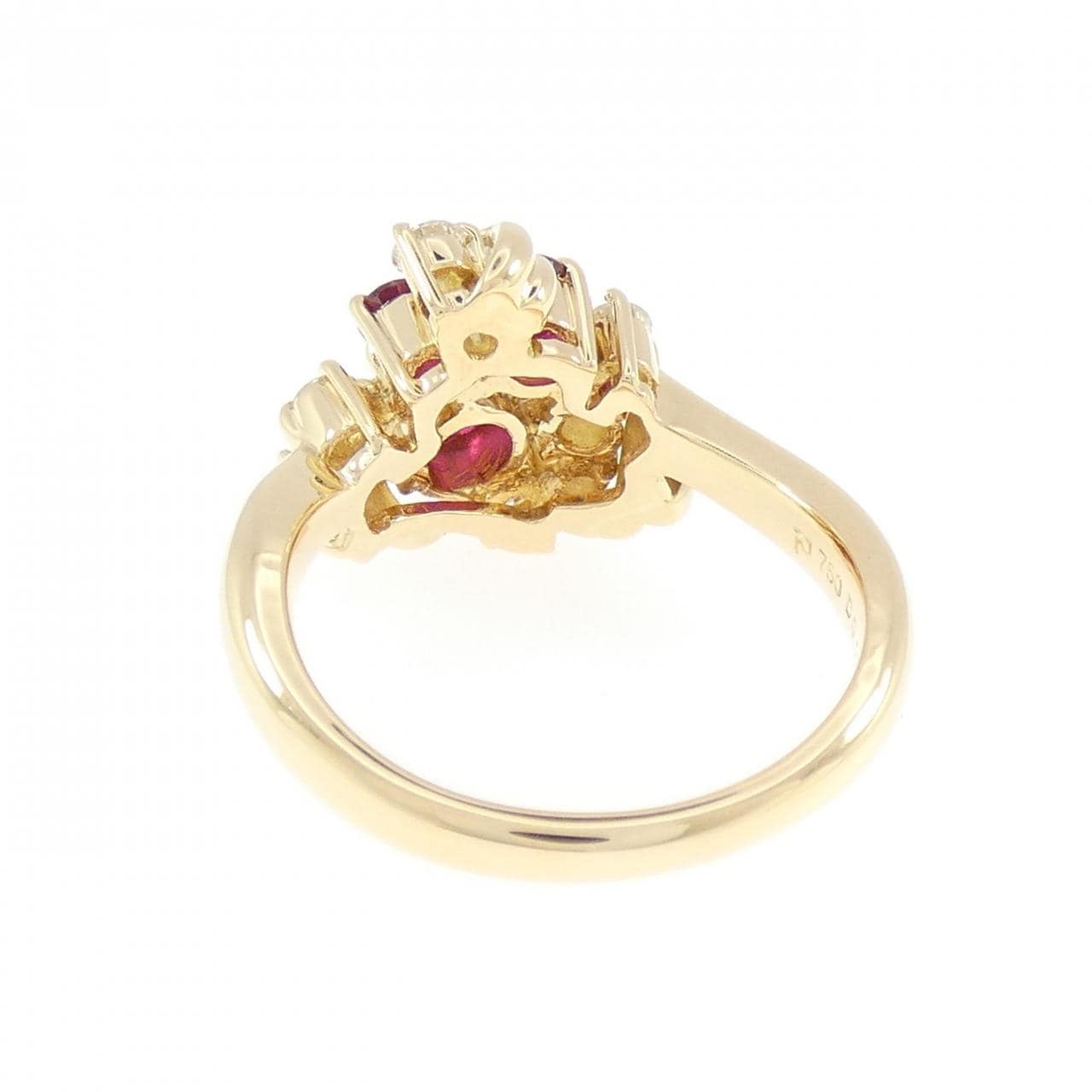 ポーラ ルビー リング 0.71CT