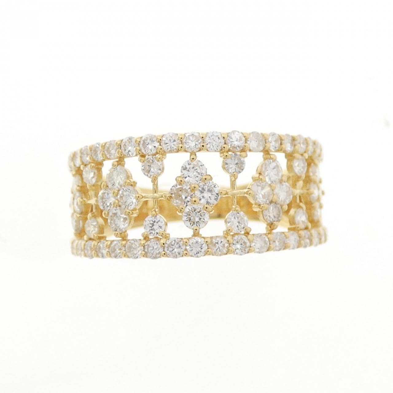 K18YG ダイヤモンド リング 1.00CT