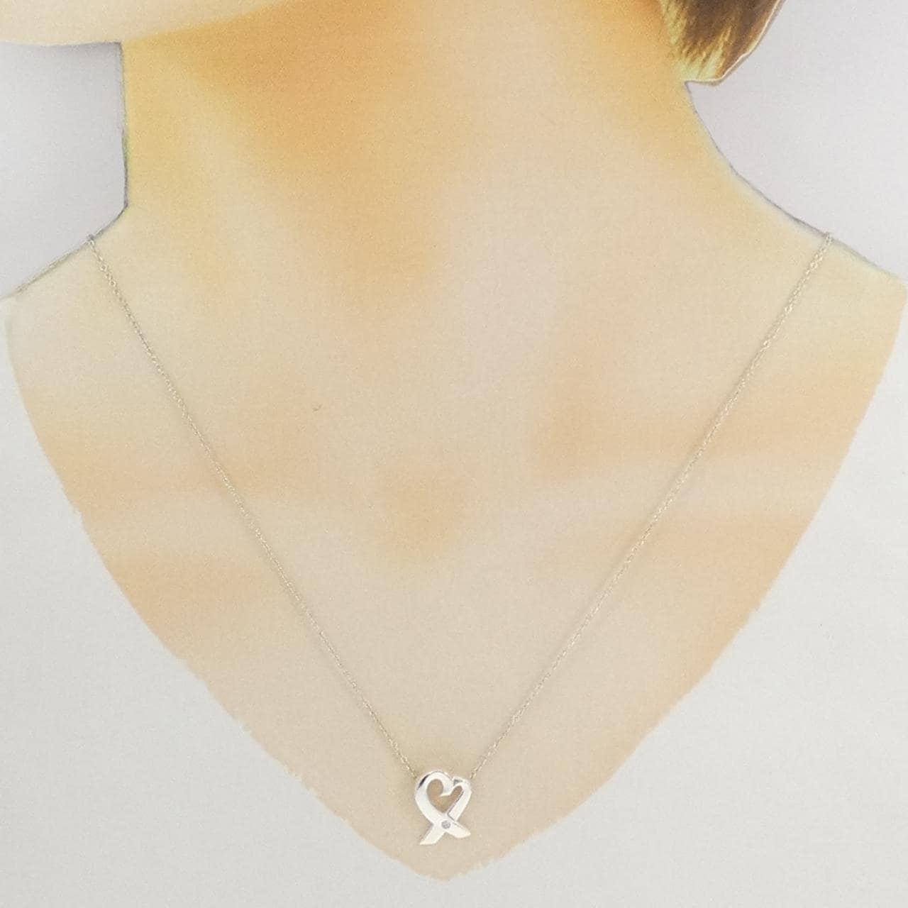 ティファニー ラビングハート ネックレス
