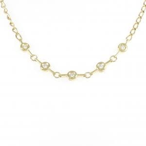K18YG ダイヤモンド ネックレス 0.25CT