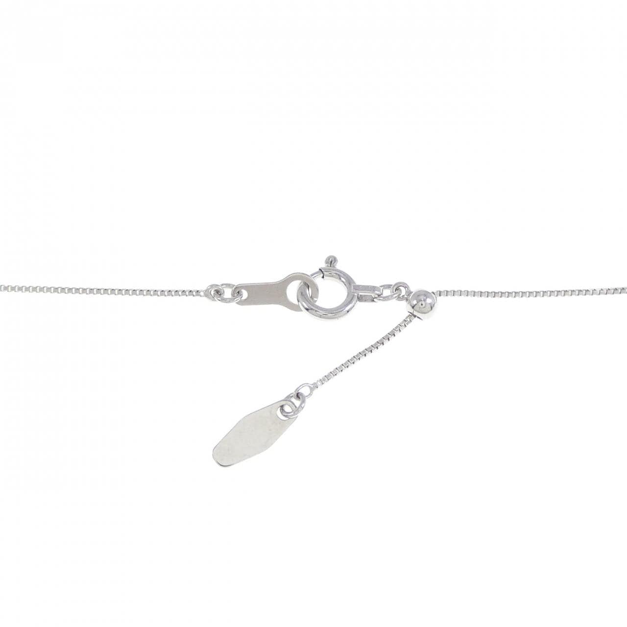 K10WG ダイヤモンド ネックレス 0.06CT